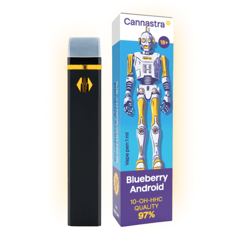 10-OH Vape Blueberry Android 97% 1ml