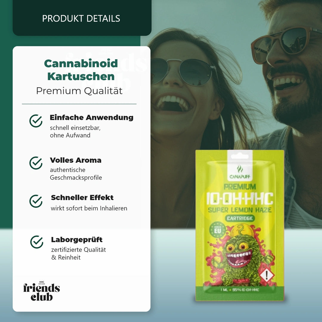 10-OH Kartusche Super Lemon Haze 95% 1ml-Smagro GmbH