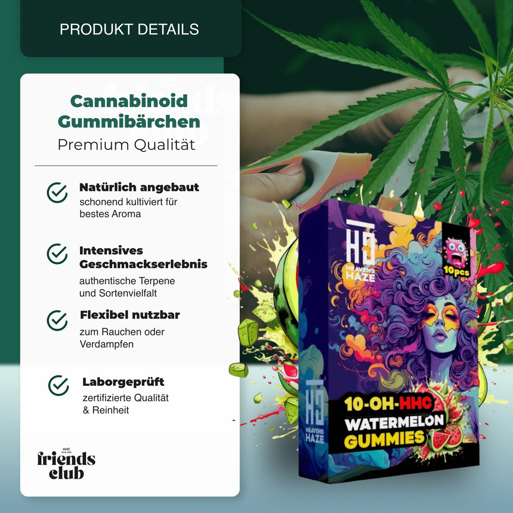 10-OH Gummies Wassermelone 10 Stück