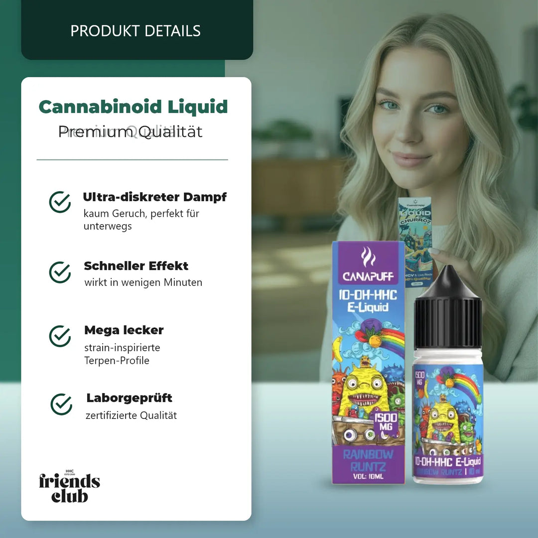 10-OH Liquid Rainbow Runtz 1.500mg 10ml-Smagro GmbH