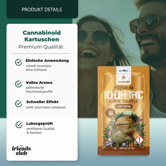 10-OH-THC Kartusche White Truffle 95% 1ml-Smagro GmbH