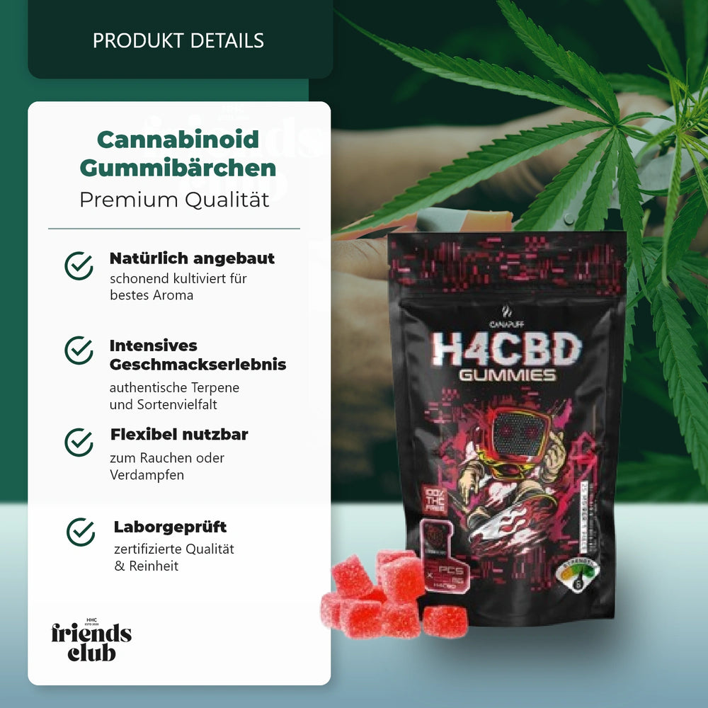 H4CBD Gummibärchen - Strawberry