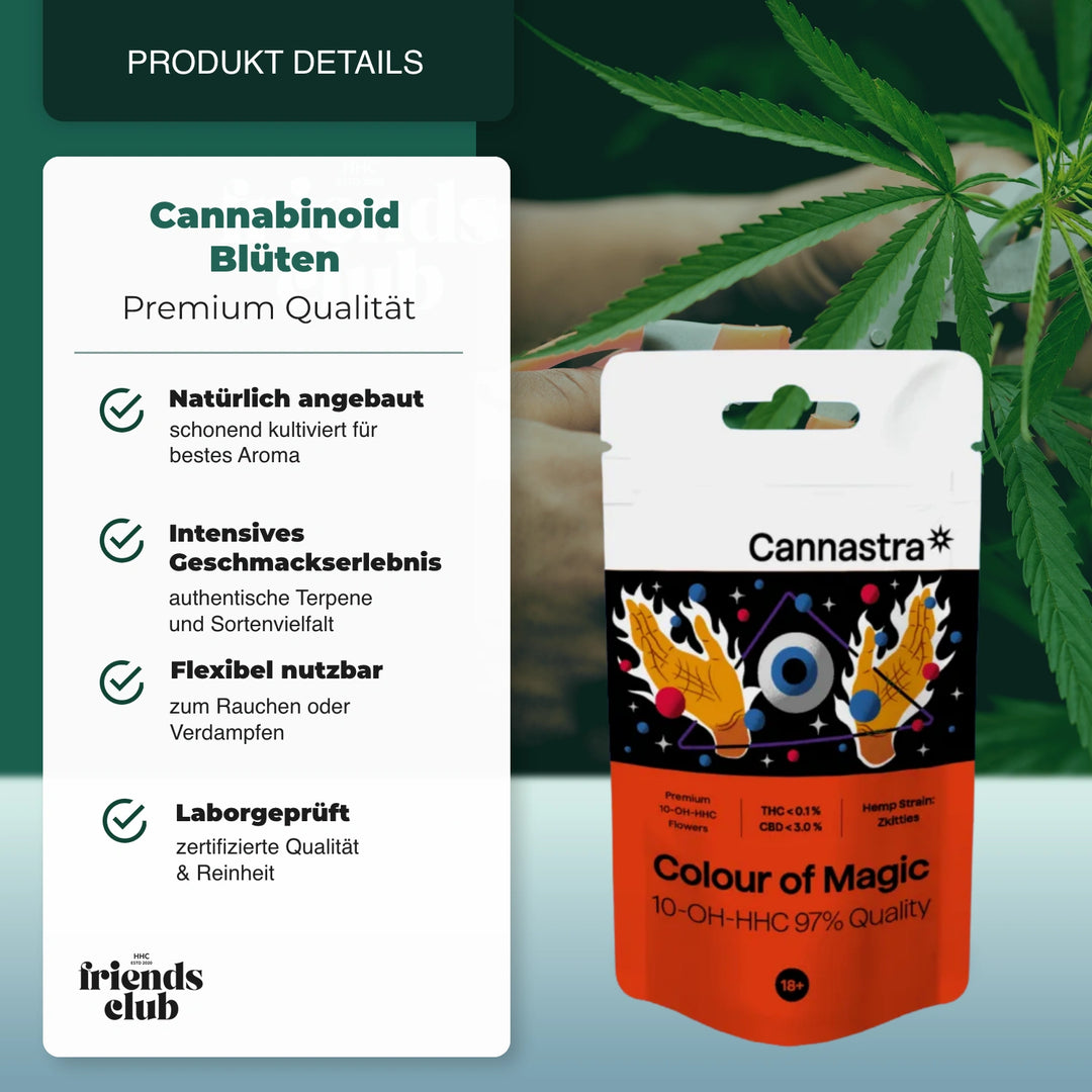 10-OH Blüten Color of Magic 97% HHCFriends