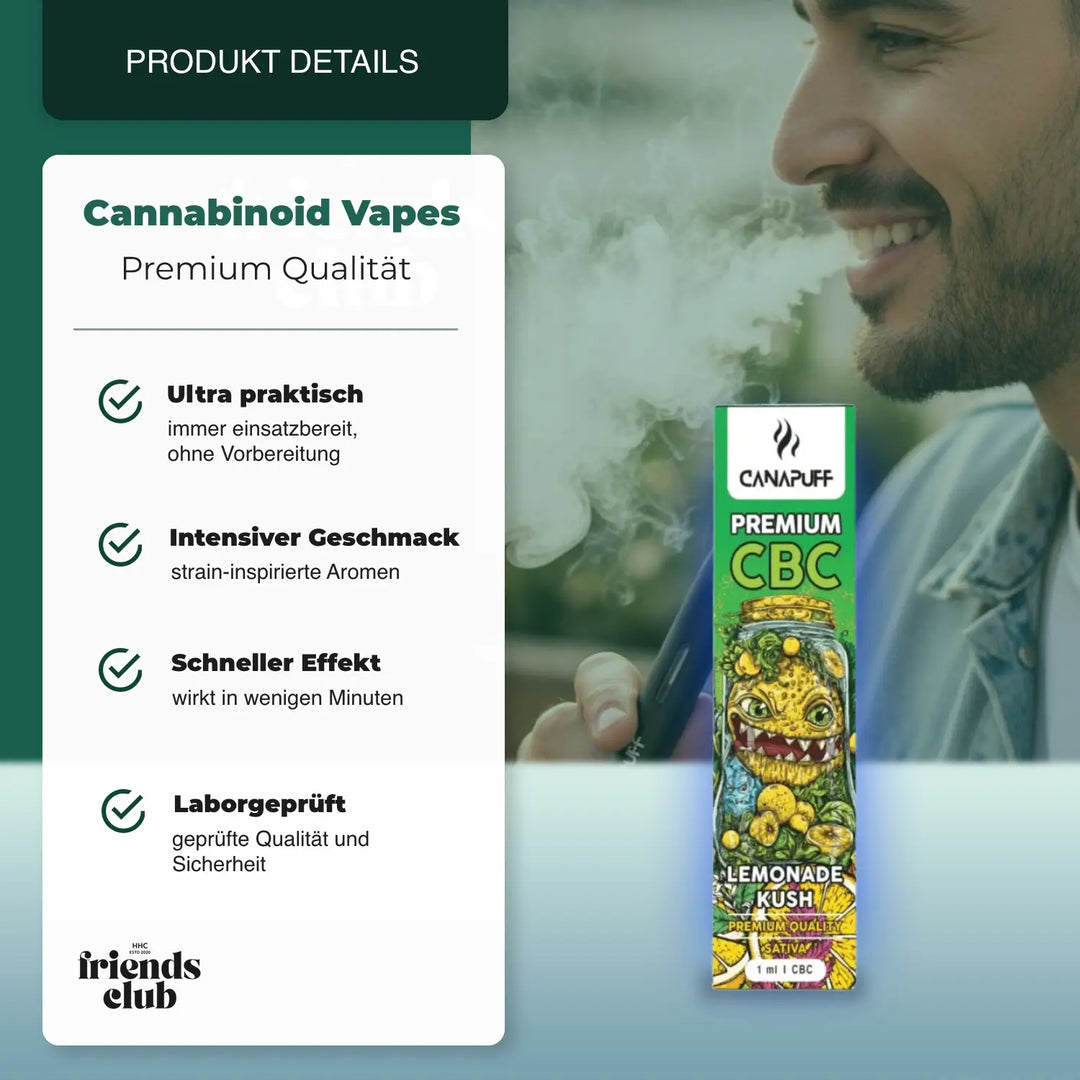 CBC Vape LEMONADE KUSH 79% 1ml - hhcfriends