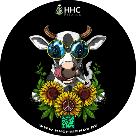 Aufkleber "Crazy Cow"-HHCFriends