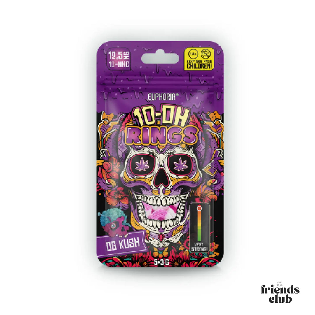 10-OH Gummibärchen OG Kush (5 Stück × 2,5 mg)-HHCFriends