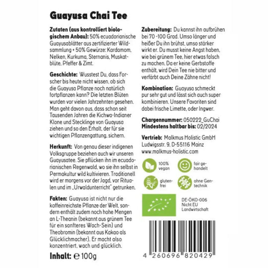 Guayusa Chai Tee 100g