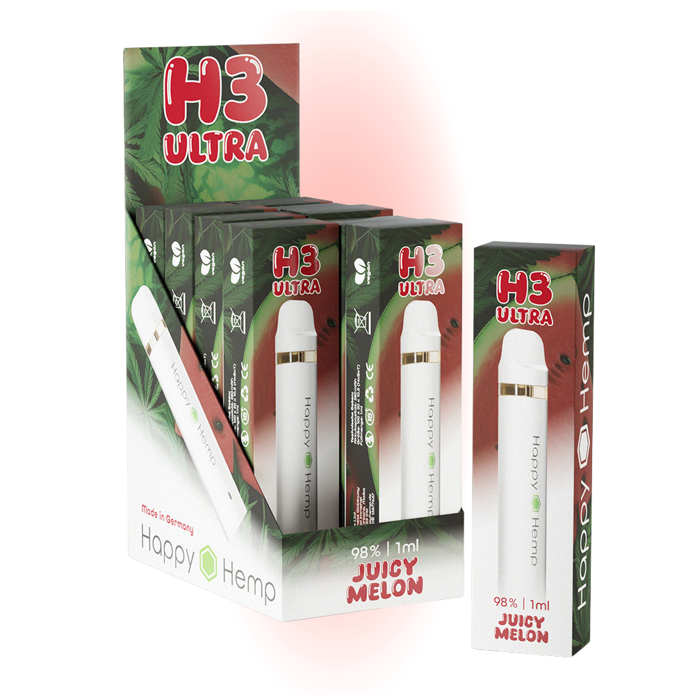 Happy Hemp H3 Ultra Juicy Watermelon 1ml Vape-Smagro GmbH