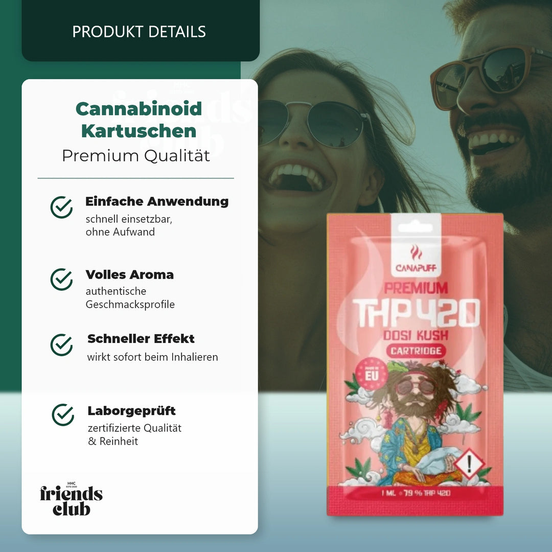 THP420 Kartusche Dosi Kush 79% 1ml-Smagro GmbH