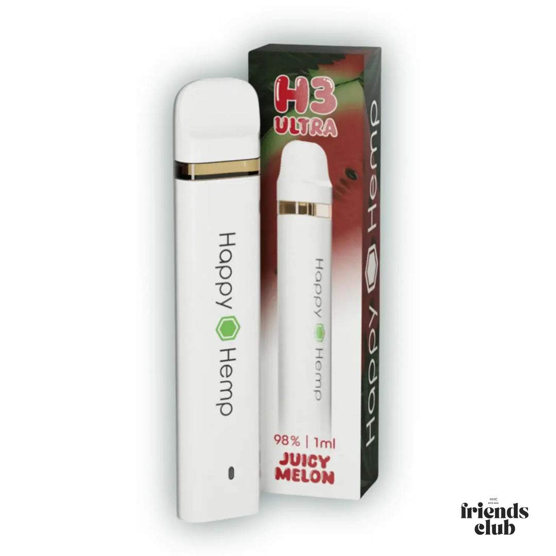 Happy Hemp H3 Ultra Juicy Watermelon 1ml Vape-HHCFriends