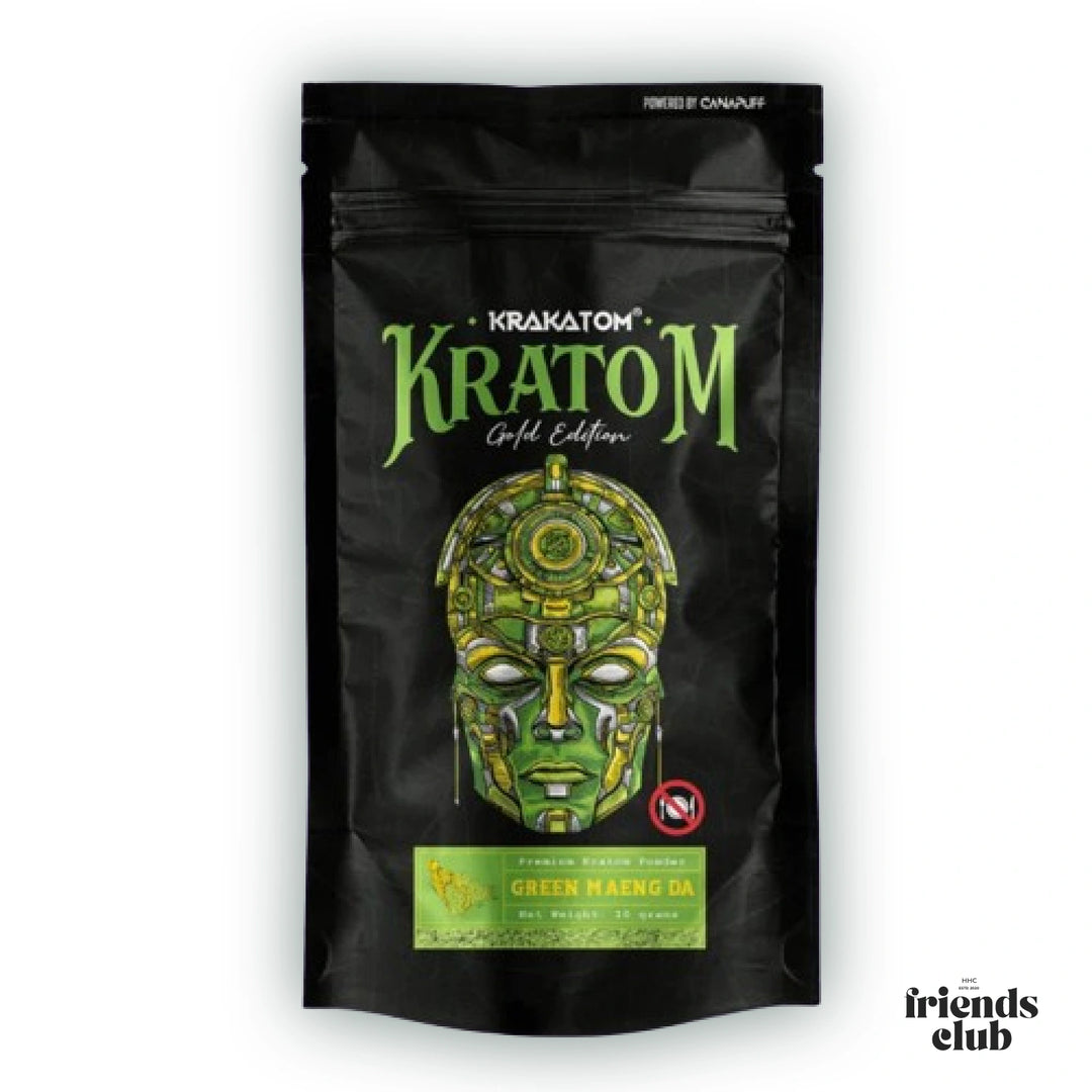 Kratom Pulver - Green Maeng Da - Gold Edition-HHCFriends