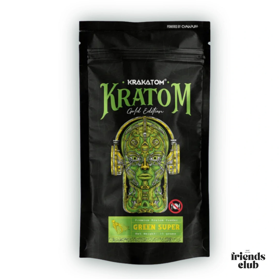 Kratom Powder Green Super - Gold Edition-HHCFriends