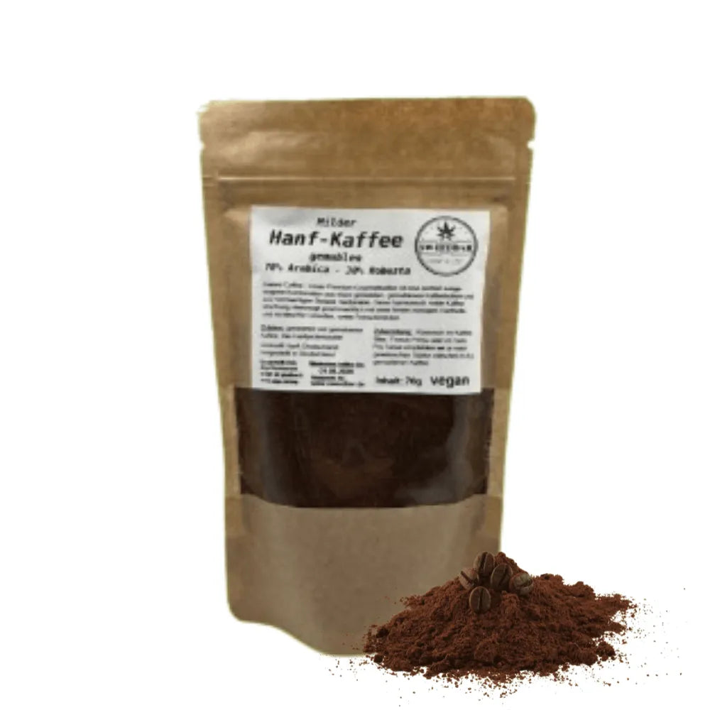 Hanf Kaffee mild gemahlen vegan-HHCFriends