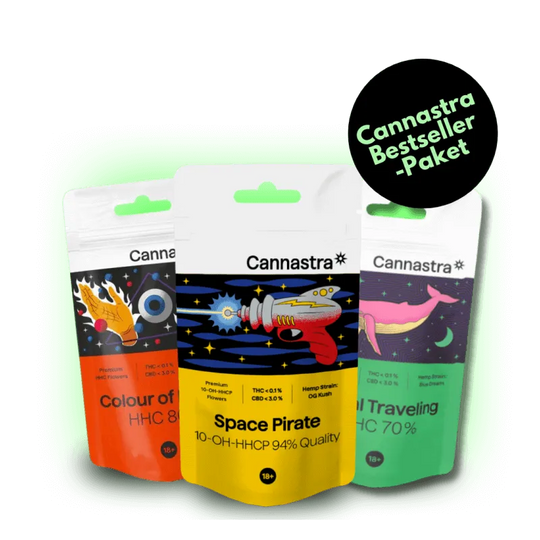 Cannastra Blüten Bestseller Paket (3 x 1g)-HHCFriends