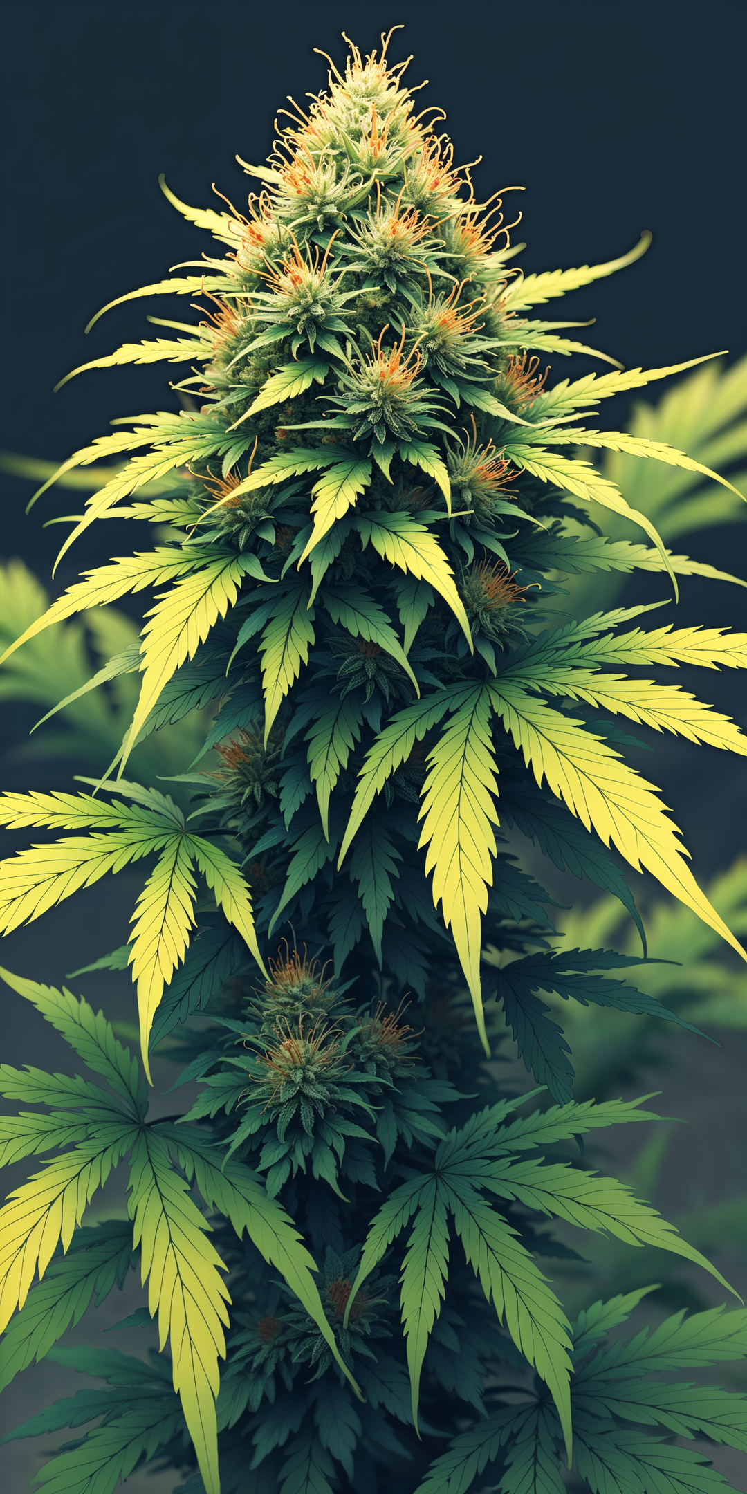 Rasta-Guy raucht Cannabis in einem künstlerischen Design.