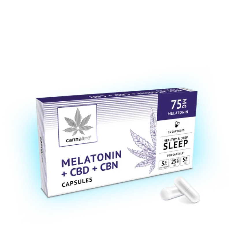 Cannaline Sleep Melatonin + CBD + CBN Kapseln-HHCFriends