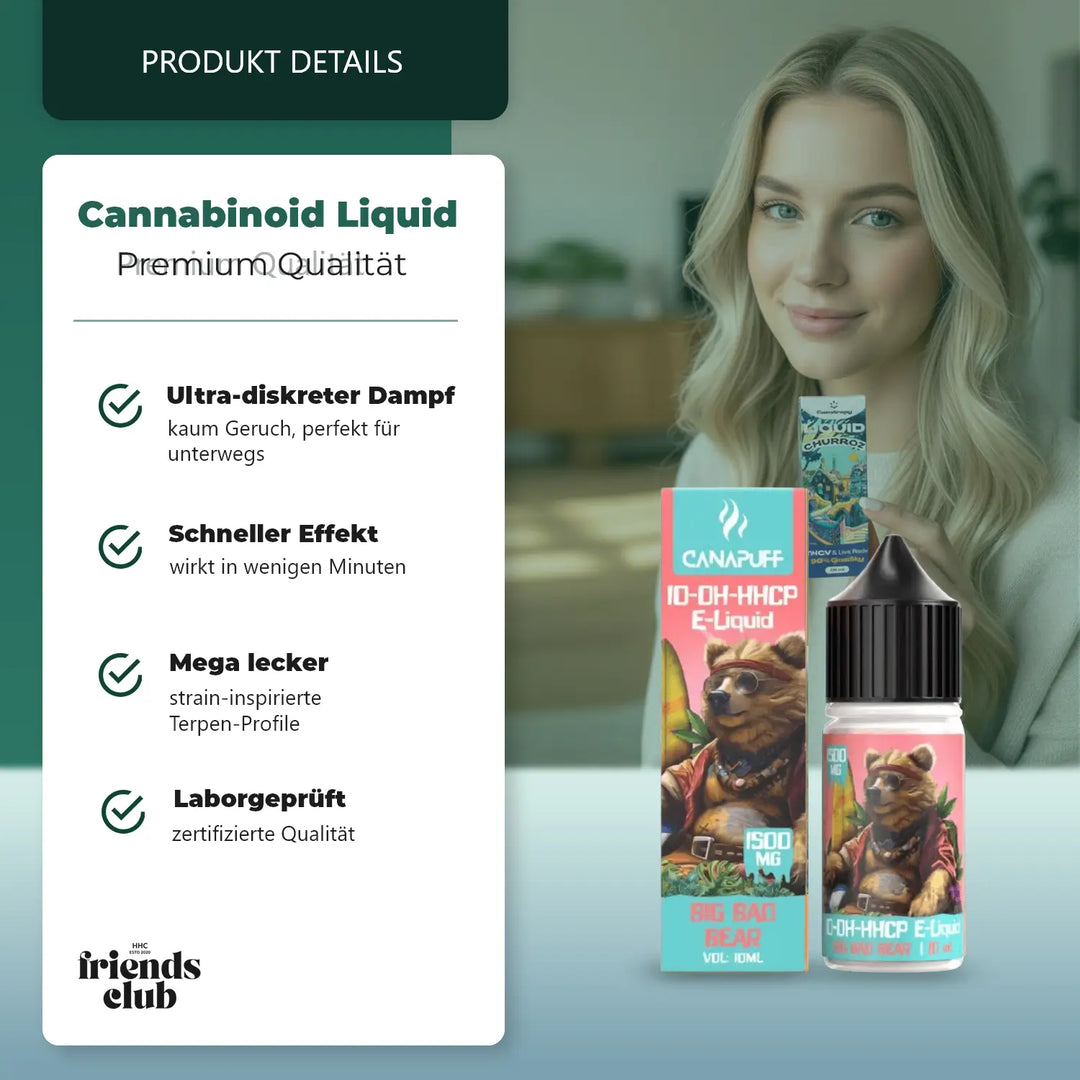 10-OH-P Liquid Big Bad Bear 1.500mg 10ml