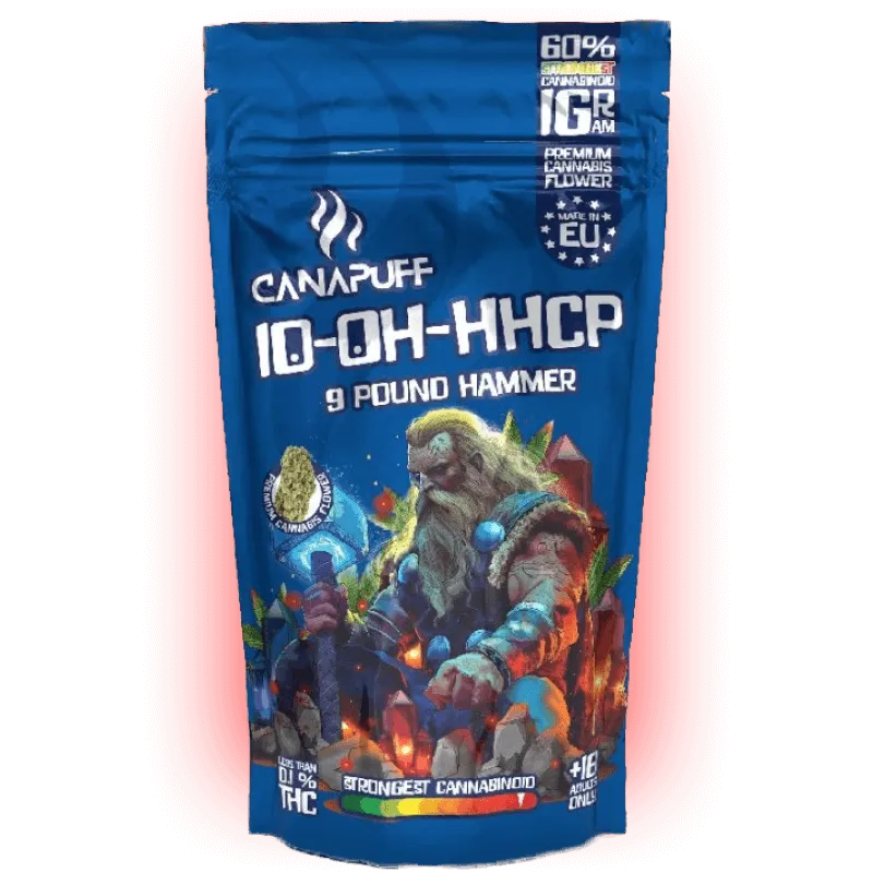 10-OH-P Blüten 9 Pound Hammer 60%