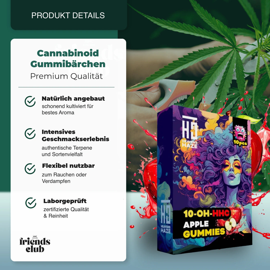 10-OH Gummies Apfel 10 Stück