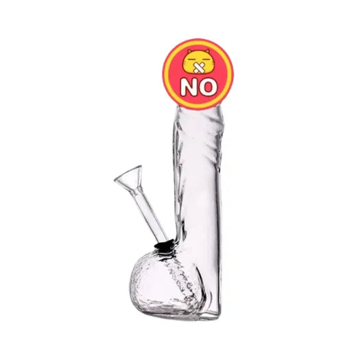 Penis-Glasbong – Für Spaß mit Stil und Rauchgenuss!