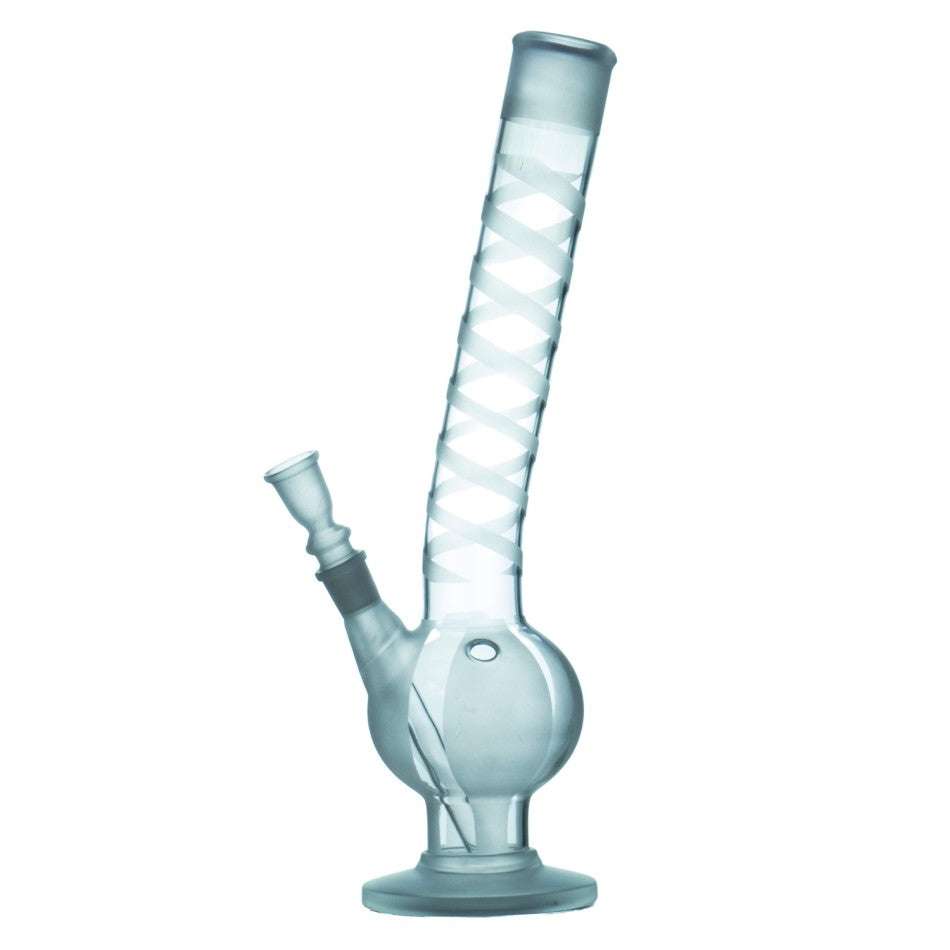 Glasbong mit blauen Akzenten und Diffusor