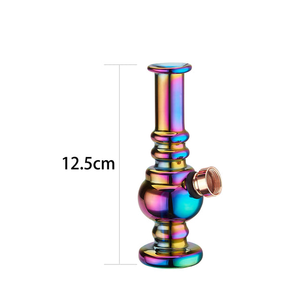 Bunte kleine Bong 12.5cm mit Schliff