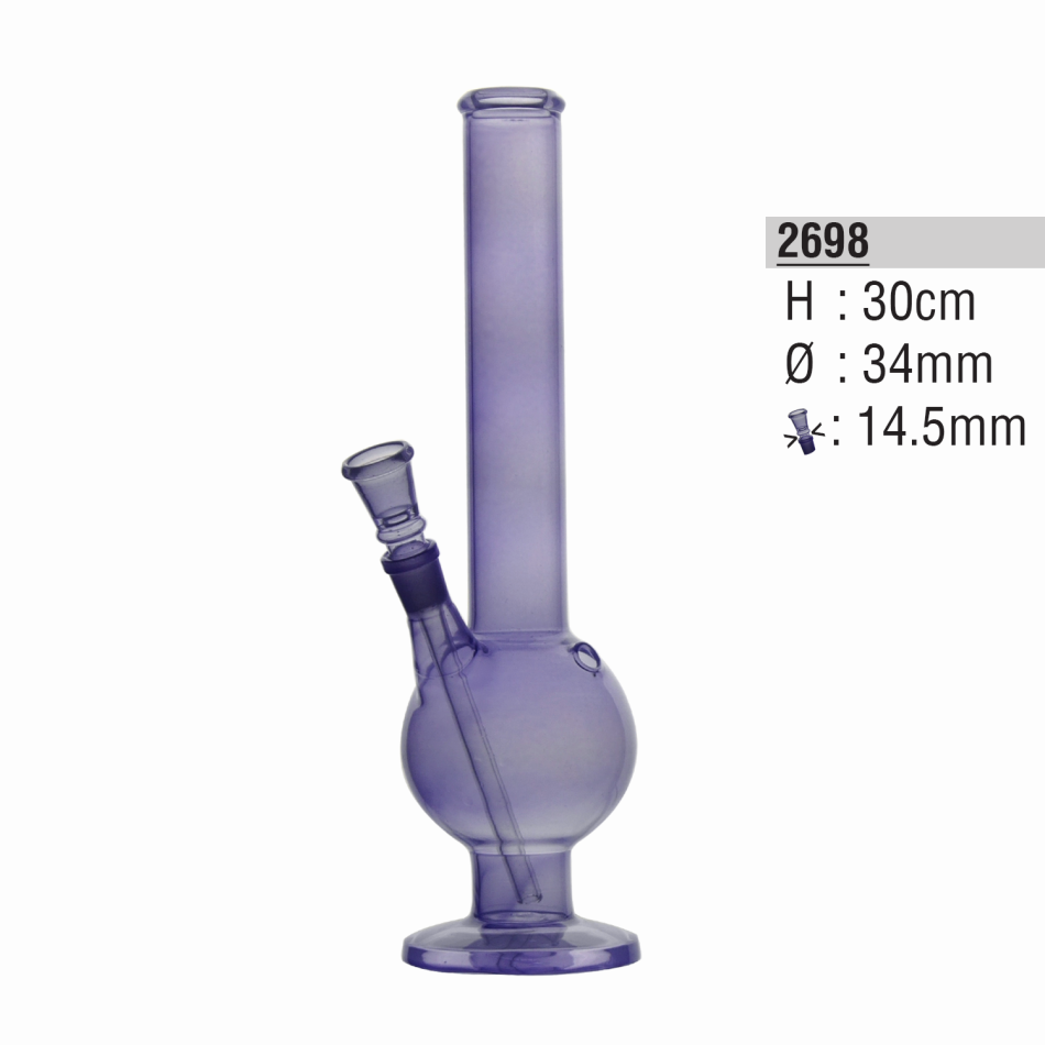 Bong mit schwarzem Mundstück und Rohr
