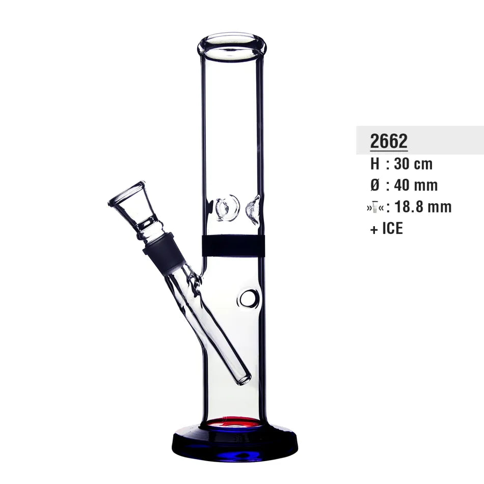 Glass Bong Zylinderisch 30cm
