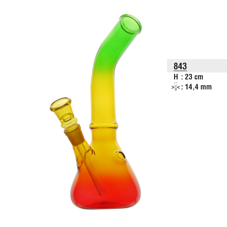 Künstlerisches Design mit Cannabisblatt.