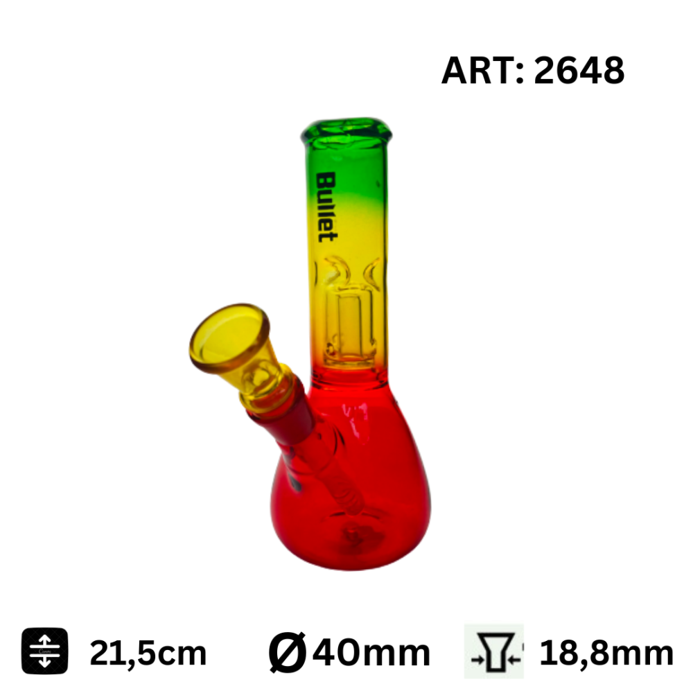 Kreatives Design mit Cannabisblättern und bunten Mustern.