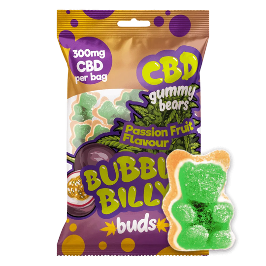 CBD Gummibärchen - Passionsfrucht 10 Stück 300mg