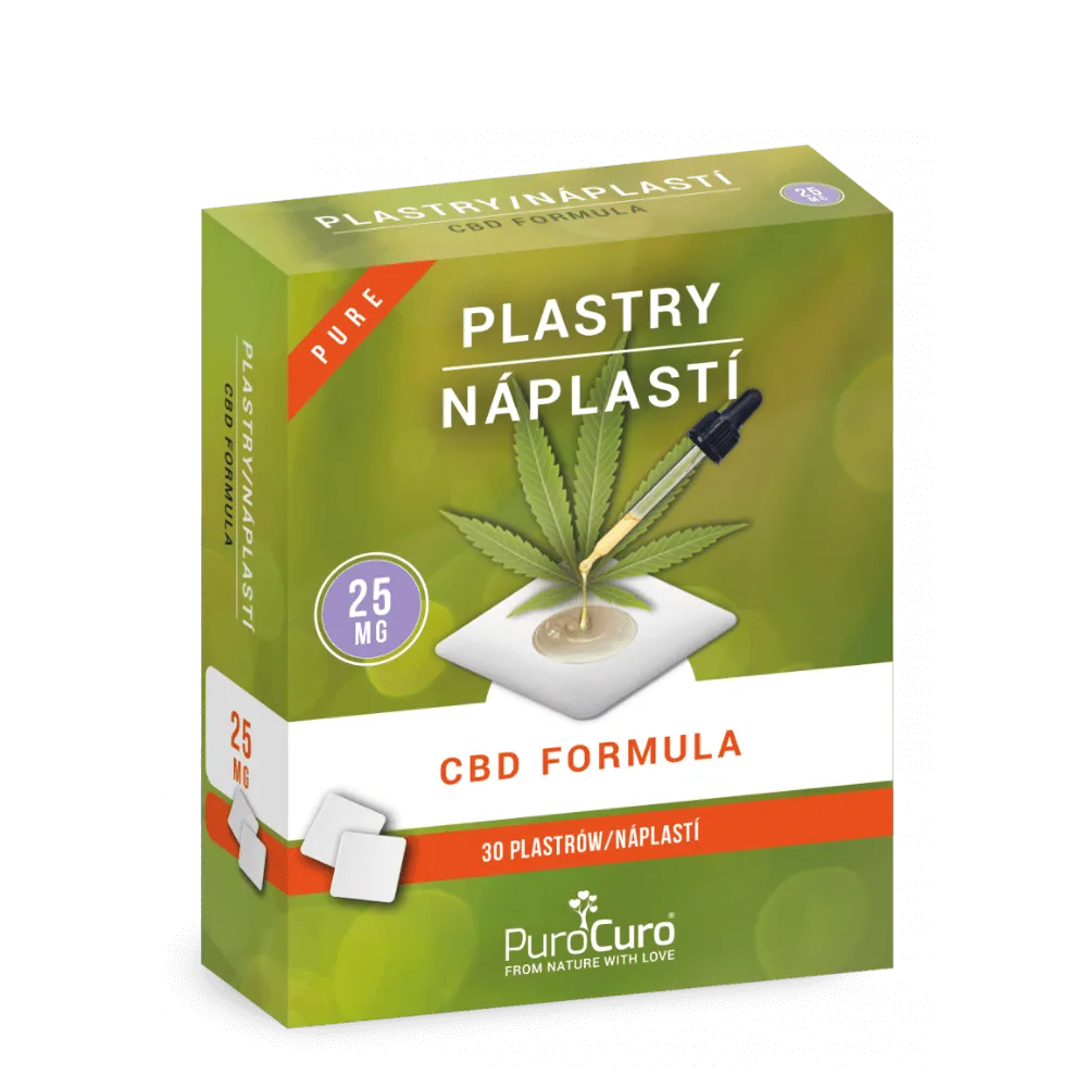 CBD Pflaster - PuroCuro Hanf 30 Stück 1500mg