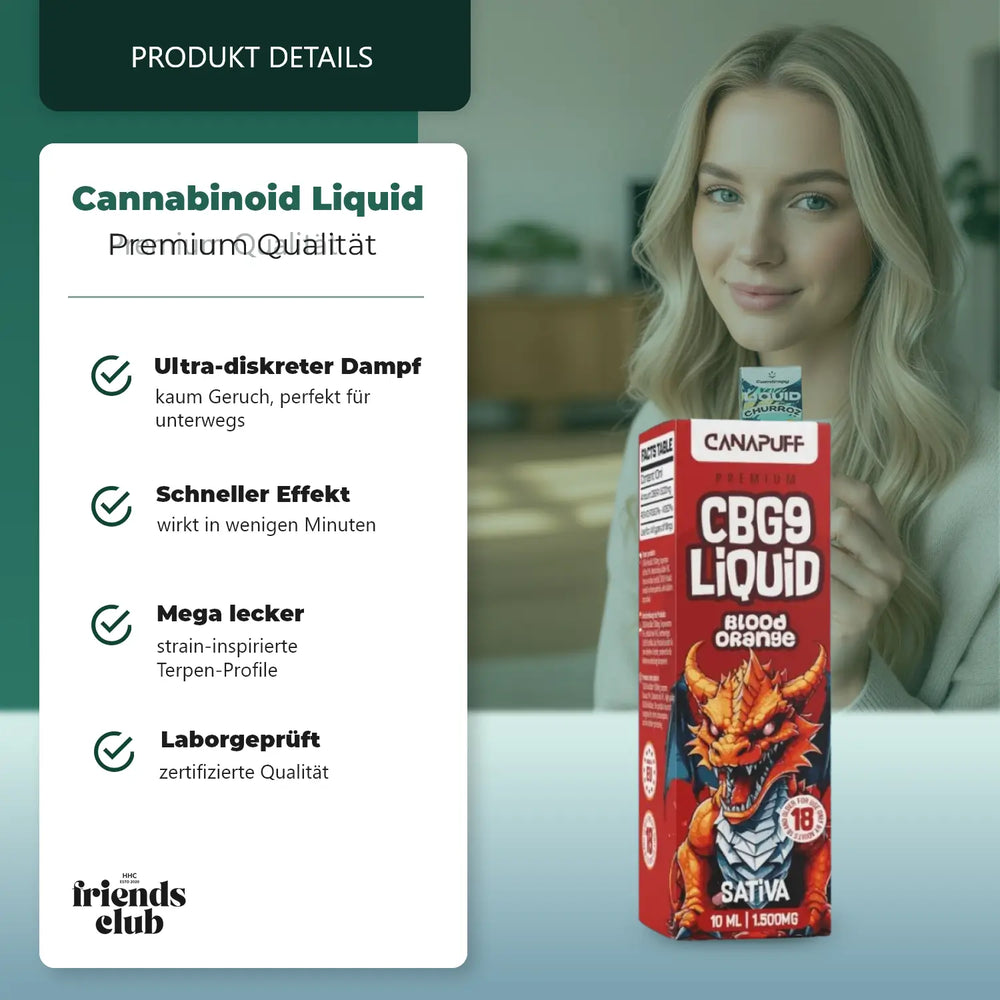 CBG9 Liquid 1.500mg - Orange Blood 10ml