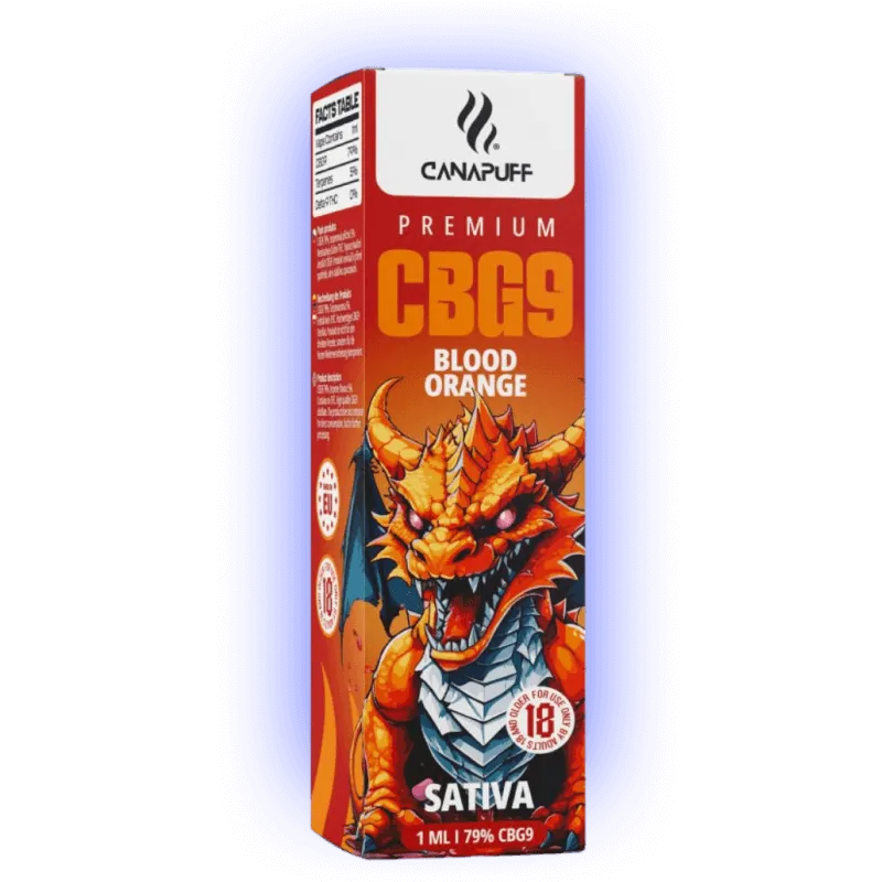 CBG9 Vape Blood Orange 79% 1ml