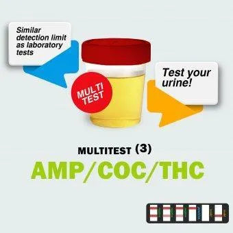 Multi-Drogentest 3-fach – Selbsttest (Urin)
