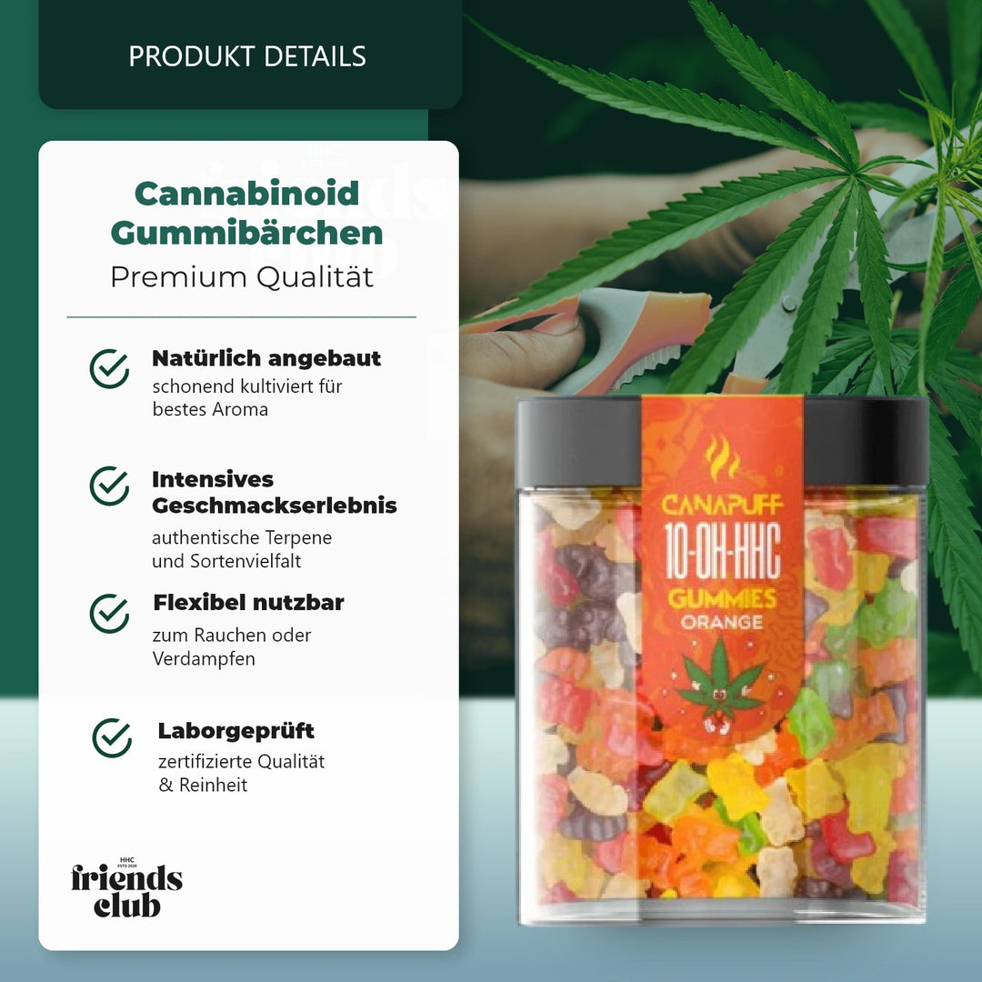 10-OH Gummies Orange 10 Stück