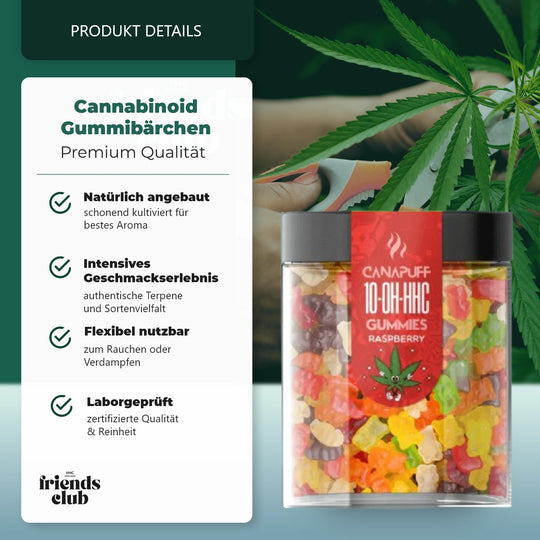 10-OH Gummies Raspberry 10 Stück