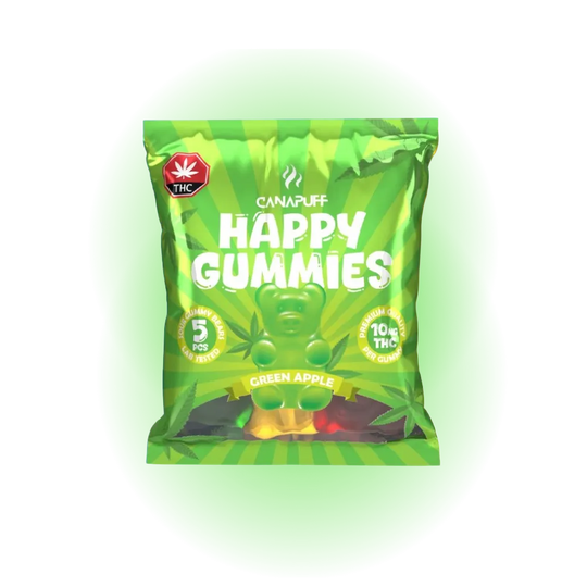THC Gummies - Grüner Apfel