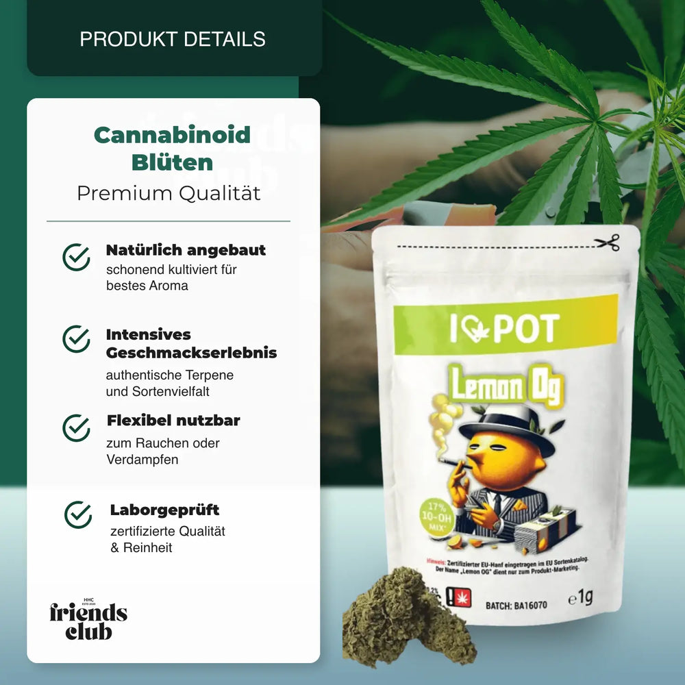 10-OH-Mix Blüten Lemon OG - hhcfriends