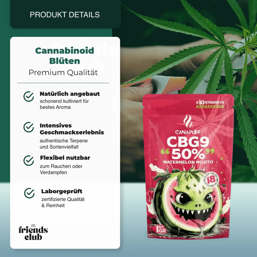 CBG9  - Watermelon Mojito 50% - hhcfriends