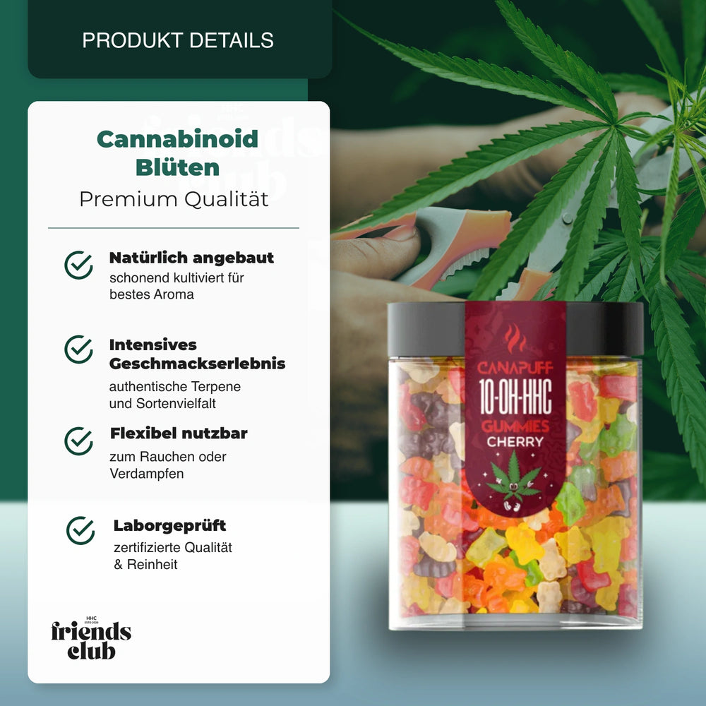 10-OH Gummies Cherry 10 Stück - hhcfriends