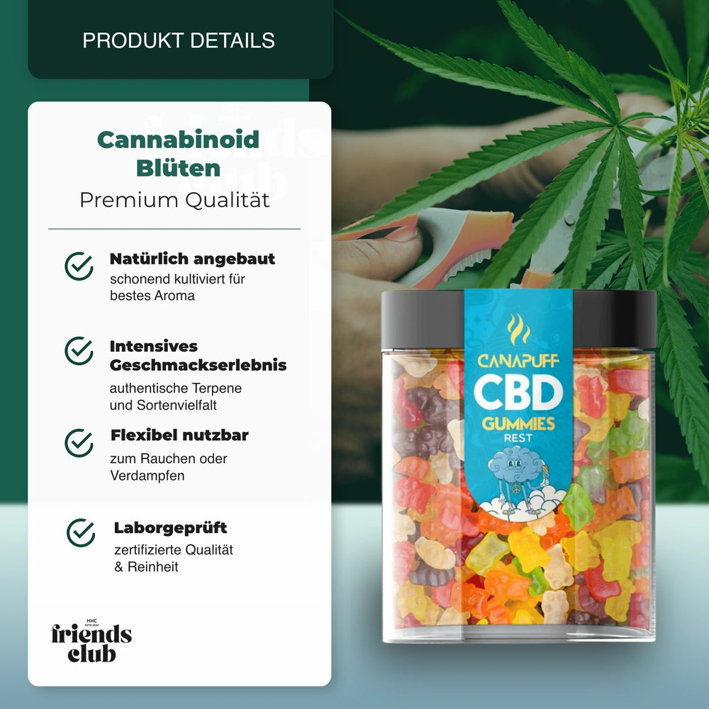 CBD Gummies Rest 10 Stück - hhcfriends
