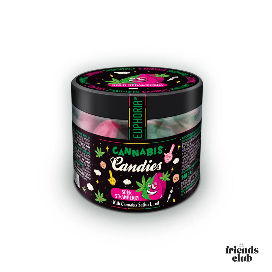 Euphoria Cannabis Bonbons Sour Strawberry