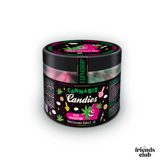 Euphoria Cannabis Bonbons Sour Strawberry