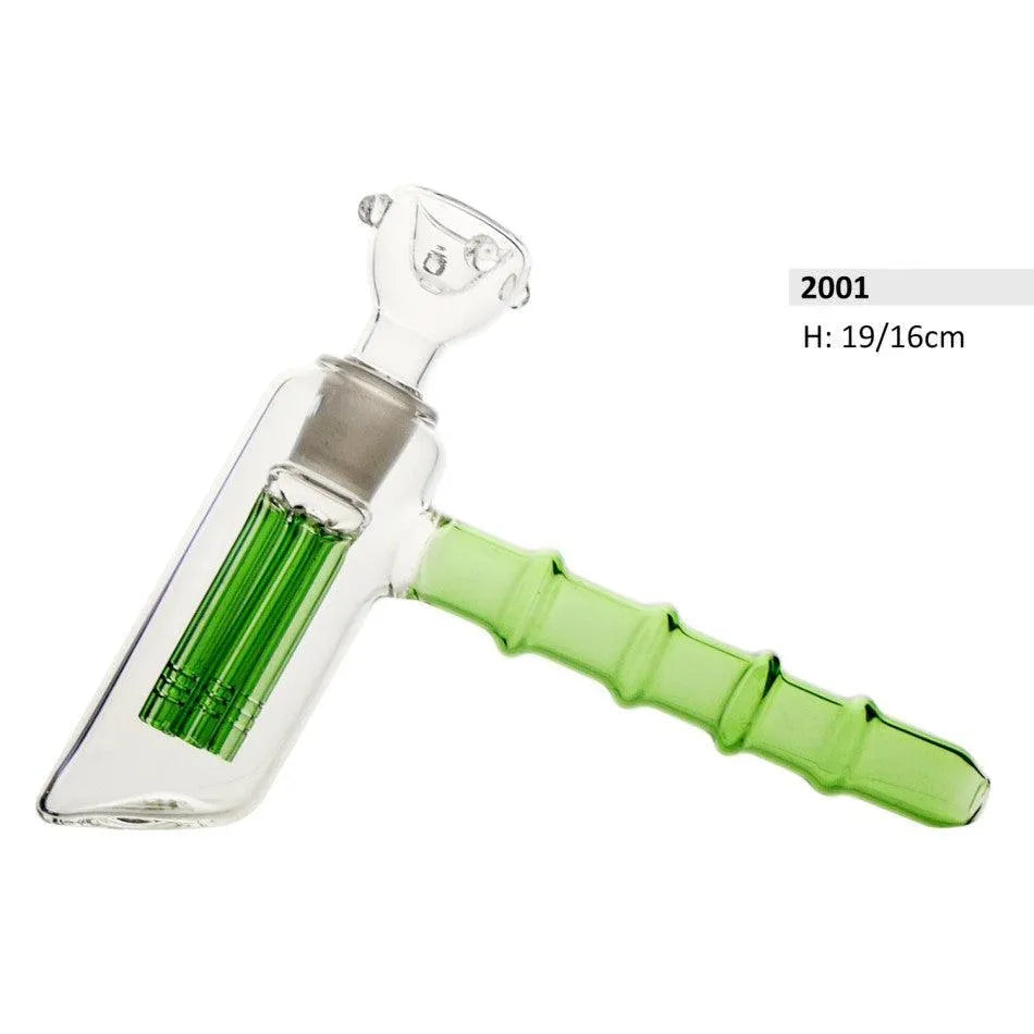 Hammer Glas Wasserpfeife mit Perkolator