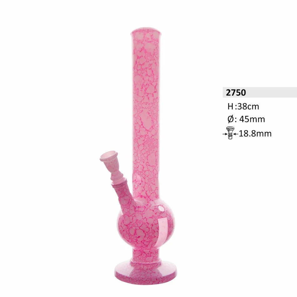 Glasbong „Rosa Stein“ – 38 cm-Smagro GmbH