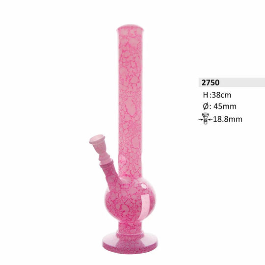 Glasbong „Rosa Stein“ – 38 cm-Smagro GmbH
