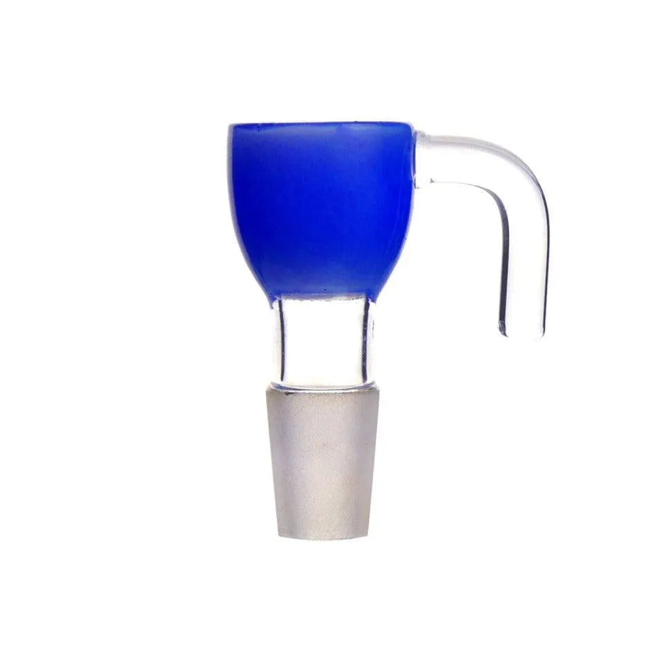 Glaskopf mit gebogenem Griff Royalblau