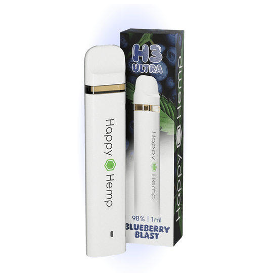Happy Hemp H3 Ultra Blueberry Blast 1ml Vape