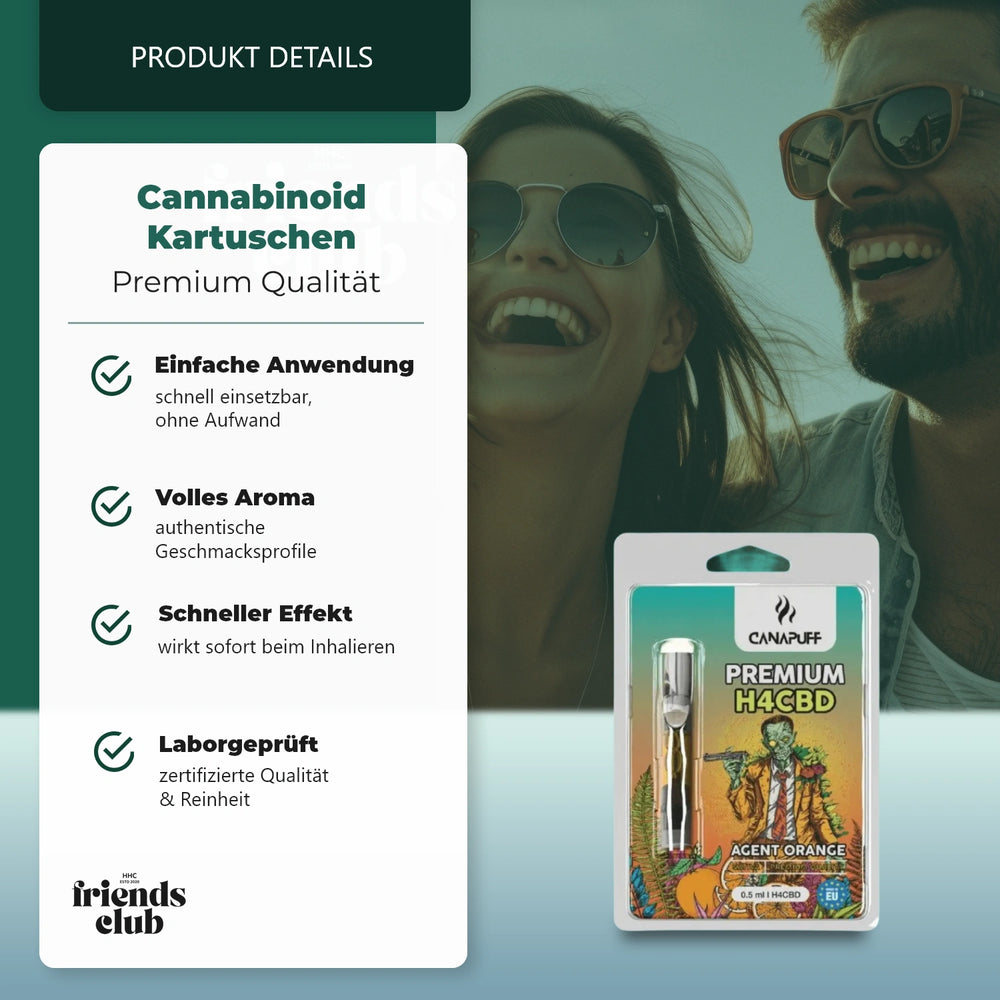 H4CBD Kartusche Agent Orange 1ml-Smagro GmbH